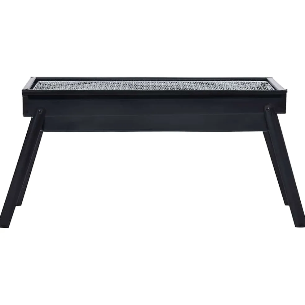vidaXL Campingbarbecue draagbaar 60x22,5x33 cm roestvrij