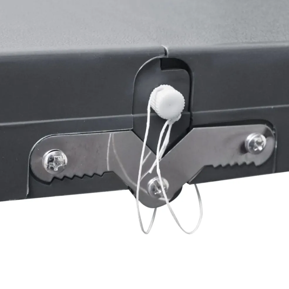 vidaXL Campingset inklapbaar lichtgewicht 120x60 cm aluminium grijs