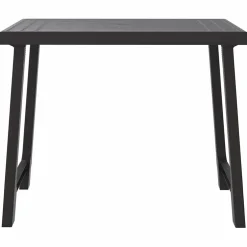 vidaXL Campingtafel hout-look 79x56x64 cm PP antracietkleurig