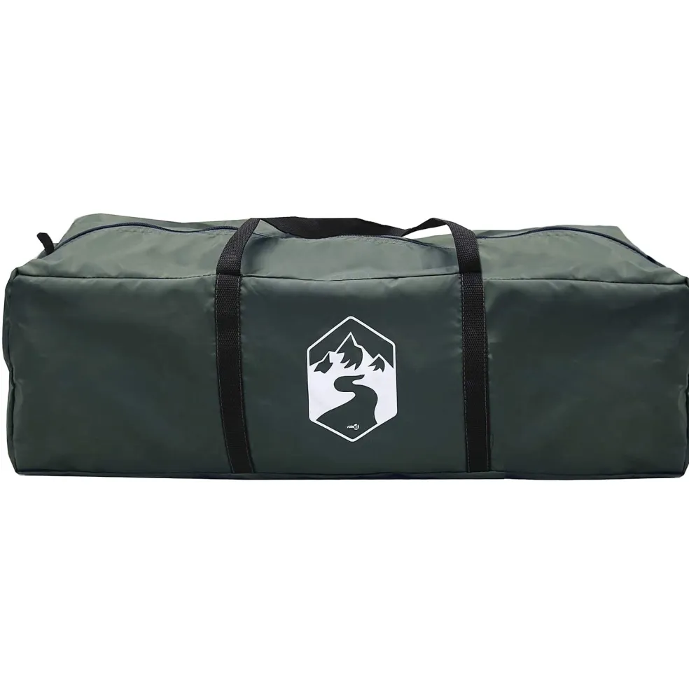 vidaXL Camping Tarp Waterbestendig Legergroen 550 x 400 x 230 cm