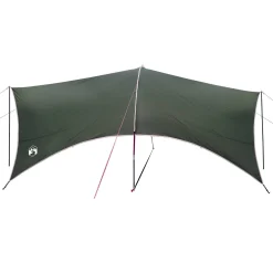 vidaXL Camping Tarp Waterbestendig Legergroen 550 x 400 x 230 cm