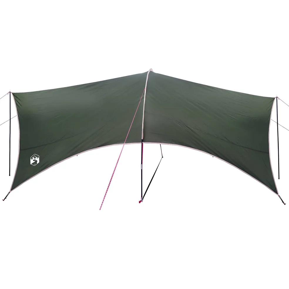 vidaXL Camping Tarp Waterbestendig Legergroen 550 x 400 x 230 cm