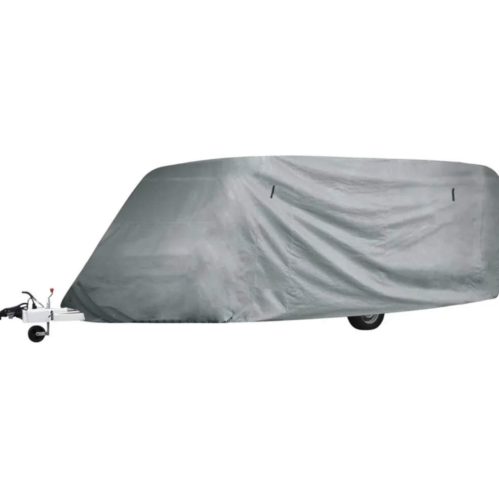 vidaXL Caravanhoes S grijs