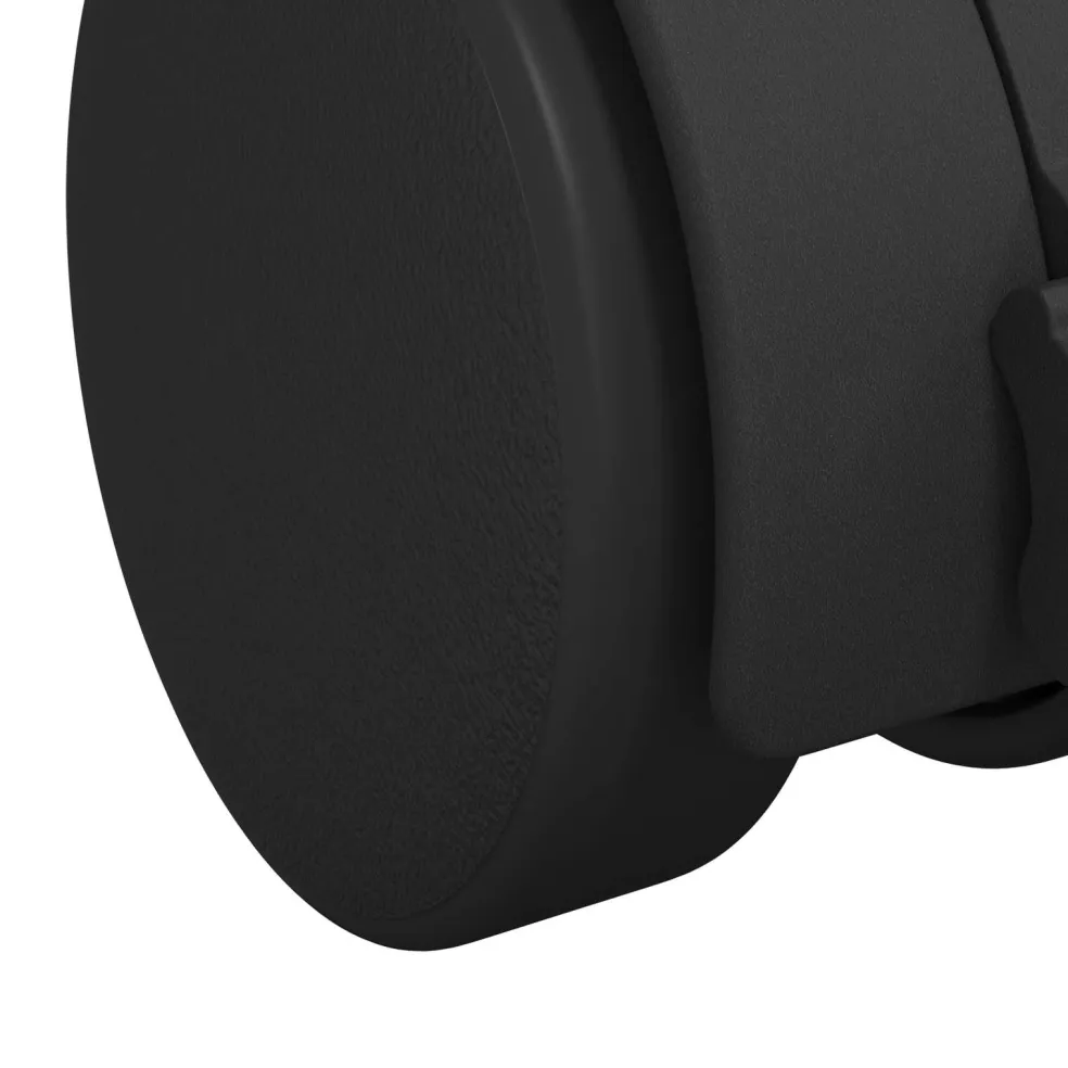 vidaXL Caster 2 st Zwart en Zilver 40,1 x 40,1 x 37,8 mm Ijzer en PP