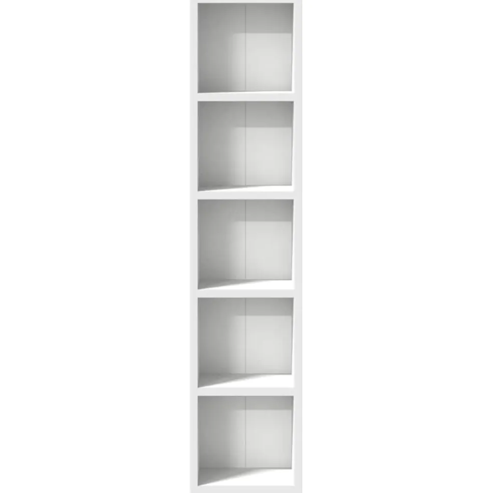 vidaXL Cd-kasten 2 st 21x16x93,5 bewerkt hout wit