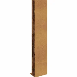 vidaXL CD Kast Oud hout 33 x 23,5 x 175 cm Bewerkt hout