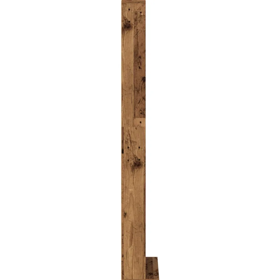 vidaXL CD Kast Oud hout 33 x 23,5 x 175 cm Bewerkt hout