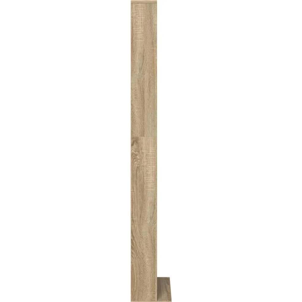 vidaXL CD Kast Sonoma Eiken 33 x 23,5 x 175 cm Bewerkt hout