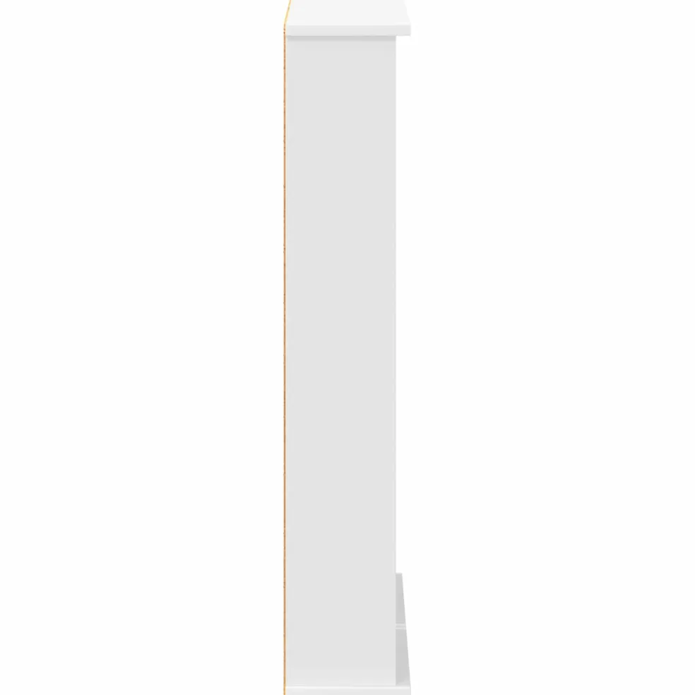 vidaXL CD Kast Wit 60 x 17 x 92 cm Bewerkt hout
