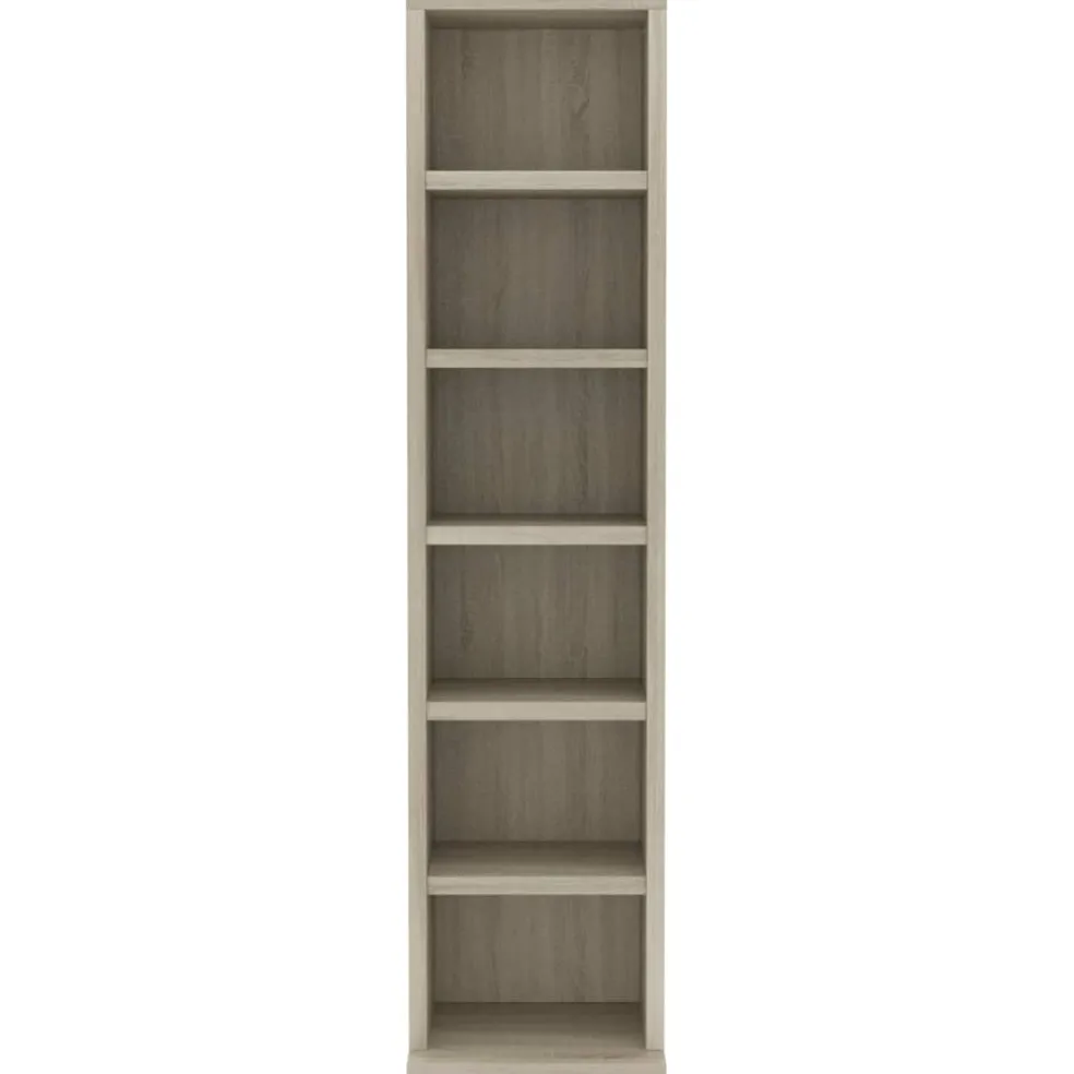 vidaXL Cd-kast 21x20x88 cm bewerkt hout sonoma eikenkleurig