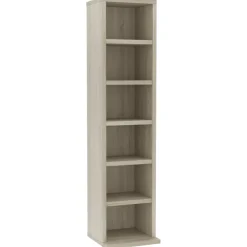 vidaXL Cd-kast 21x20x88 cm bewerkt hout sonoma eikenkleurig