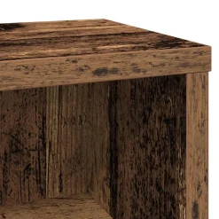 vidaXL Cd-kast 21x20x88 cm bewerkt hout oud houtkleurig