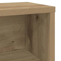 vidaXL CD Opslag Rek Artisanaal eiken 40 x 17 x 17 cm Bewerkt hout