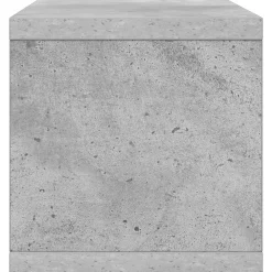vidaXL CD Opslag Rek Betongrijs 40 x 17 x 17 cm Bewerkt hout
