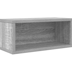 vidaXL CD Opslag Rek Grijs Sonoma 40 x 17 x 17 cm Bewerkt hout