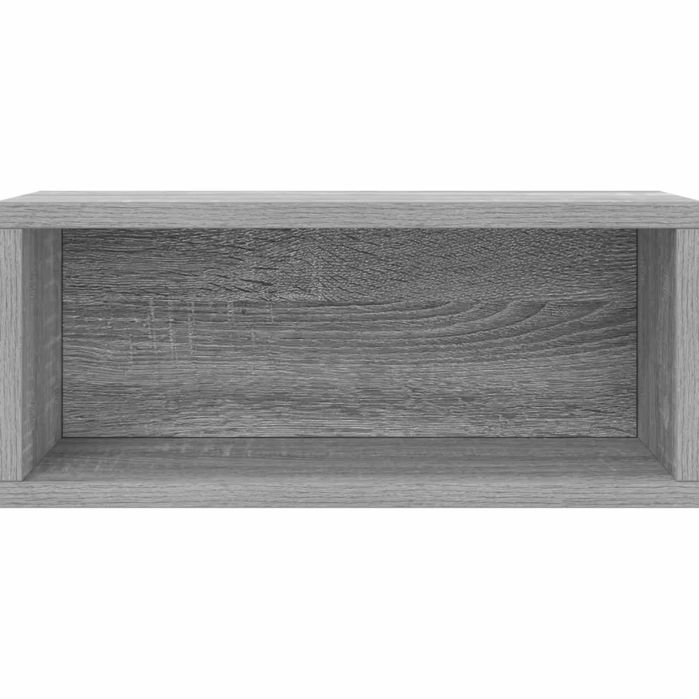 vidaXL CD Opslag Rek Grijs Sonoma 40 x 17 x 17 cm Bewerkt hout