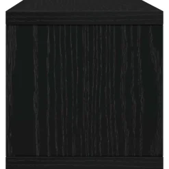 vidaXL CD Opslag Rek Zwart eiken 40 x 17 x 17 cm Bewerkt hout