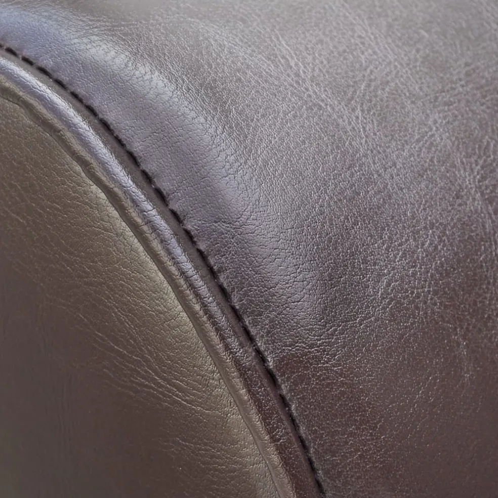 vidaXL Chaise longue kunstleer bruin