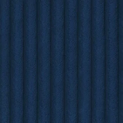 vidaXL Chaise longue Marineblauw Katoenen stof