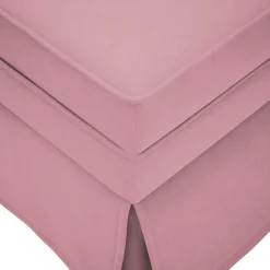 vidaXL Chaise longue met bolster en rechterarmleuning fluweel roze