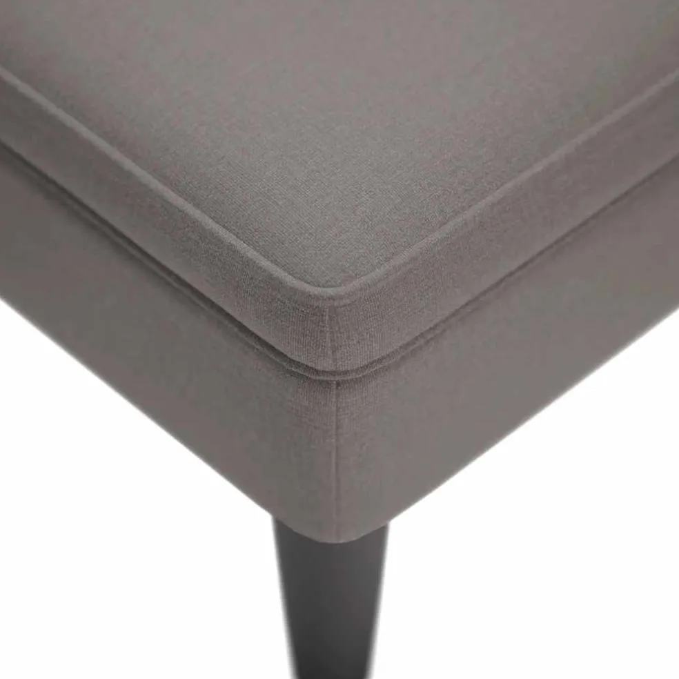 vidaXL Chaise longue met kussen en rechterarmleuning stof taupe