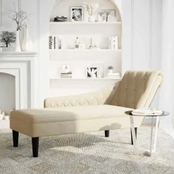 vidaXL Chaise longue met kussen&rechterarmleuning fluweel donkergrijs