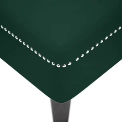 vidaXL Chaise longue met kussen&rechterarmleuning fluweel donkergroen