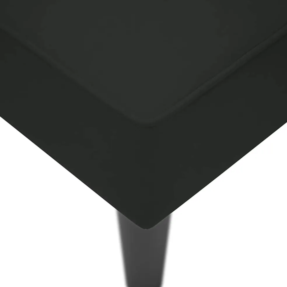 vidaXL Chaise longue met rechterarmleuning fluweel zwart
