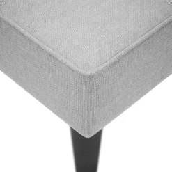 vidaXL Chaise longue met rechterarmleuning stof wolk grijs