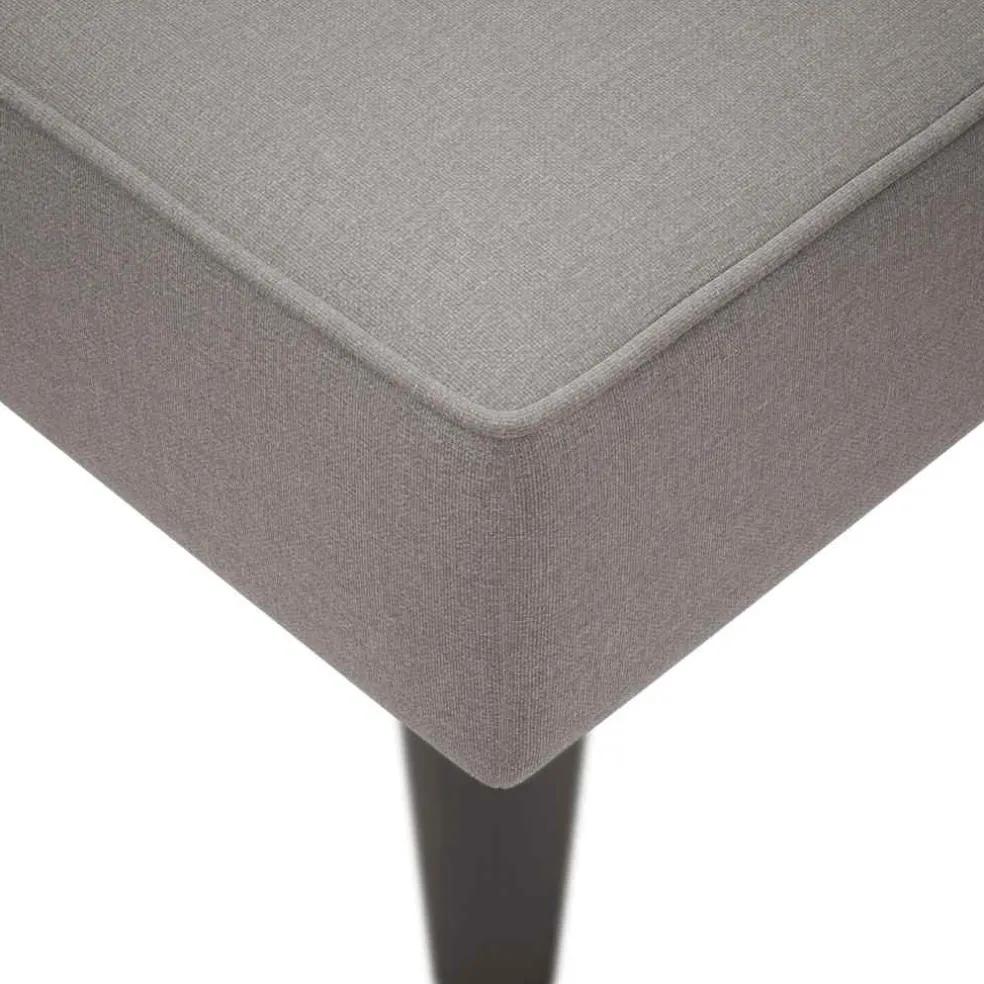 vidaXL Chaise longue met rechterarmleuning stof taupe