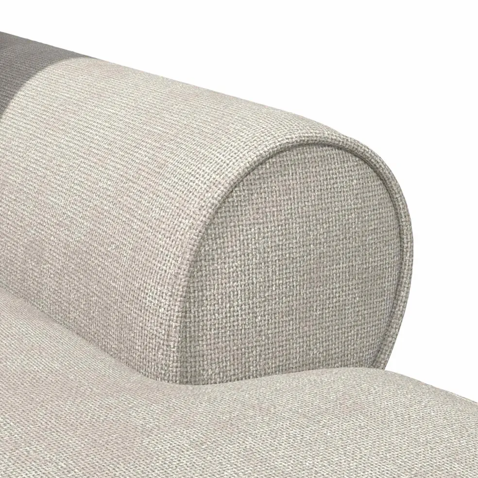 vidaXL Chaise Lounge met Rok Crèmekleurig 157 x 91 x 91 cm ARES