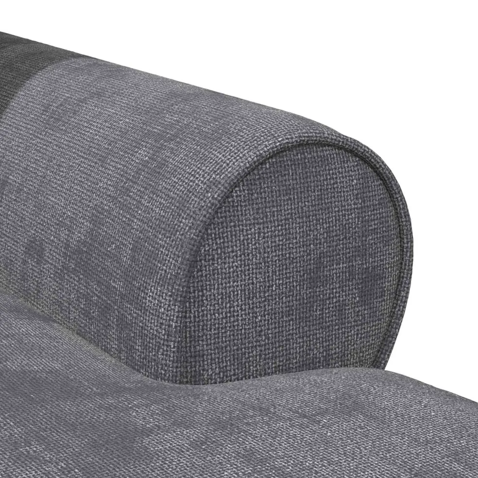 vidaXL Chaise Lounge met Rok Donkergrijs 157 x 91 x 91 cm ARES