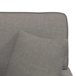 vidaXL Chaise Lounge met Rok 3 st Taupe Stof 91 x 157 x 91 cm