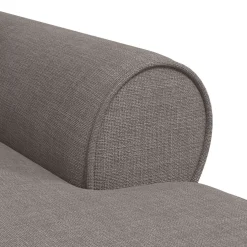 vidaXL Chaise Lounge met Rok 3 st Taupe Stof 91 x 157 x 91 cm