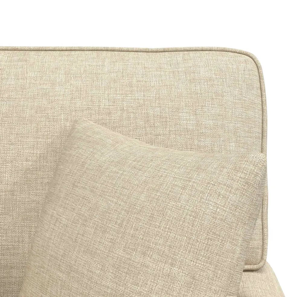 vidaXL Chaise Lounge met Rok 3 st Blauw Stof 91 x 157 x 91 cm
