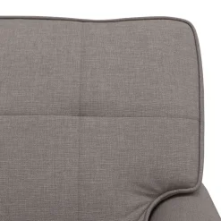 vidaXL Chaise Lounge Taupe Stof 91 x 157 x 91 cm