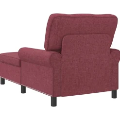 vidaXL Chaise Lounge Wijnrood Stof 91 x 157 x 91 cm