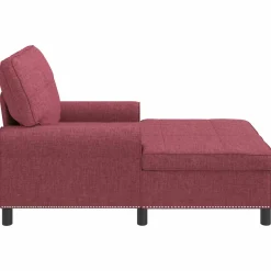 vidaXL Chaise Lounge Wijnrood Stof 91 x 157 x 91 cm