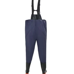 vidaXL Chest Waders met laarzen Maat 38 Blauw