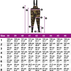 vidaXL Chest Waders met laarzen PVC gecoate polyester Maat 38