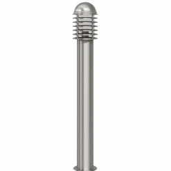 vidaXL Cilindervormige RVS LED tuinlamp