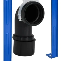 vidaXL Cisterna Frame met opslag Wit 50 x 8 x 131 cm Staal