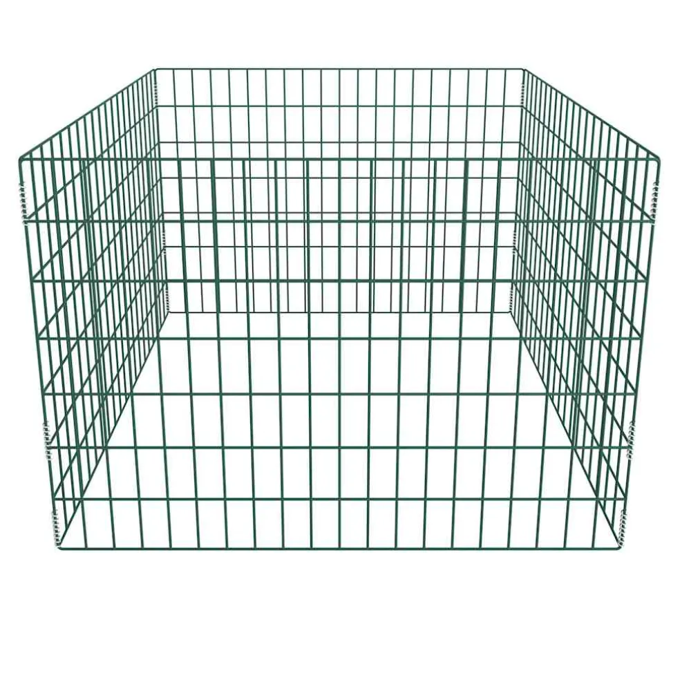 vidaXL Compostbak vierkant 100x100x70 cm mesh