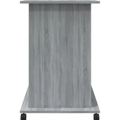 vidaXL Computerbureau 80x50x75 cm bewerkt hout grijs sonoma eikenkleur