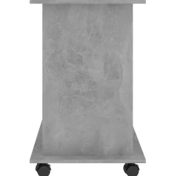 vidaXL Computerbureau 80x50x75 cm bewerkt hout betongrijs