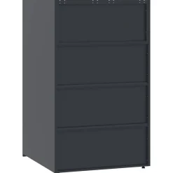 vidaXL Containerberging 3 containers 207x79x117 cm staal antraciet