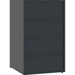 vidaXL Containerberging 6 containers 414x79x117 cm staal antraciet