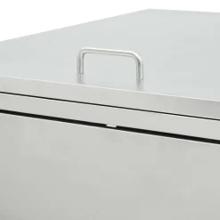 vidaXL Containerberging driedubbel 240 L roestvrij staal