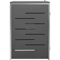 vidaXL Containerberging enkel 69x77,5x115 cm roestvrij staal