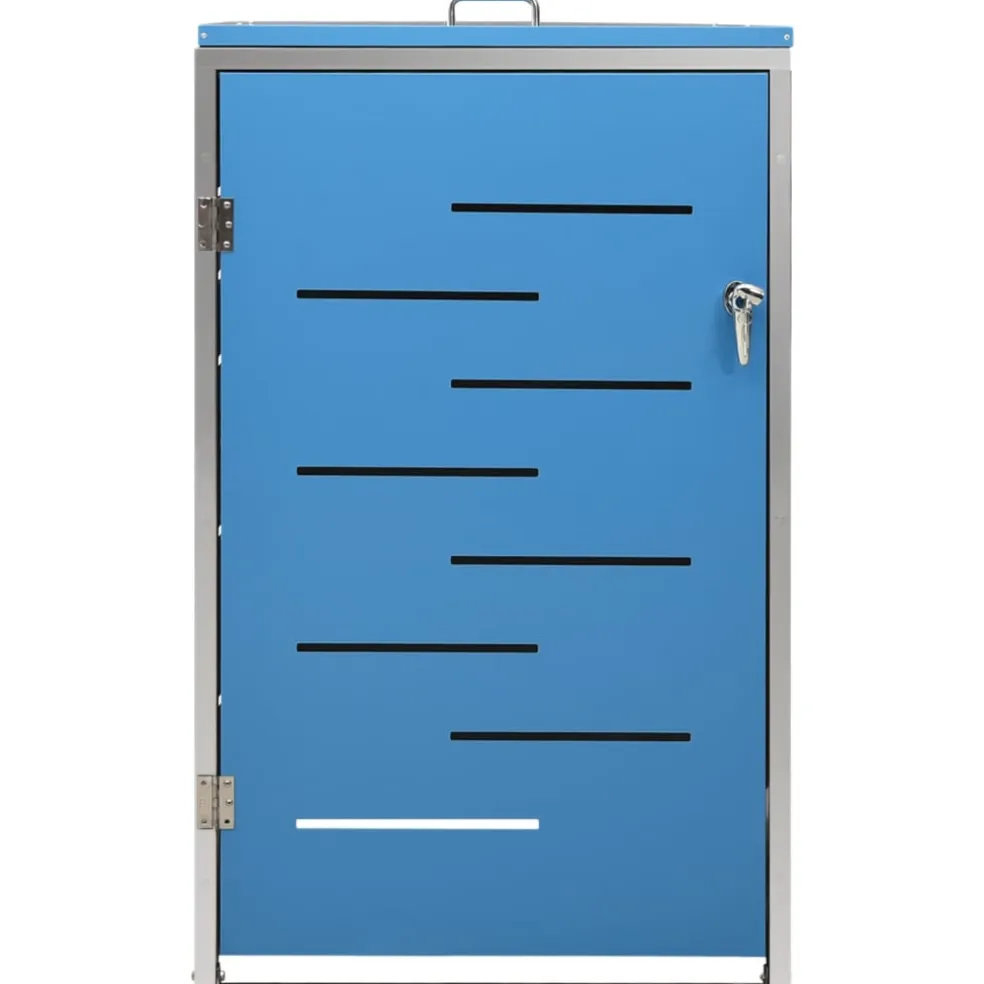 vidaXL Containerberging enkel 69x77,5x115 cm roestvrij staal
